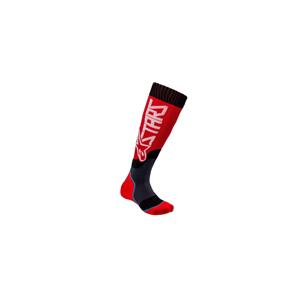 Ponožky MX PLUS-2, detské (červená/biela, veľ. M/L)