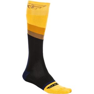 Ponožky dlhé Knee Brace (čierna/žltá, veľ. S/M)