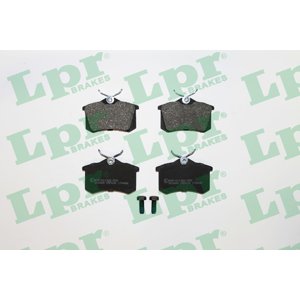 LPR Sada brzdových platničiek kotúčovej brzdy 05P634-D