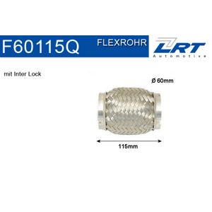 LRT Pružný diel výfuku F60115Q