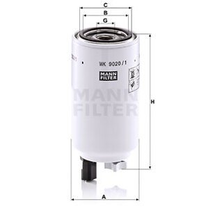 MANN-FILTER Palivový filter WK 9020/1 X
