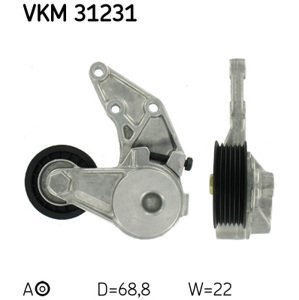 SKF Napínacia kladka rebrovaného klinového remeňa VKM 31231