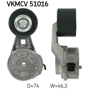 SKF Napínacia kladka rebrovaného klinového remeňa VKMCV 51016