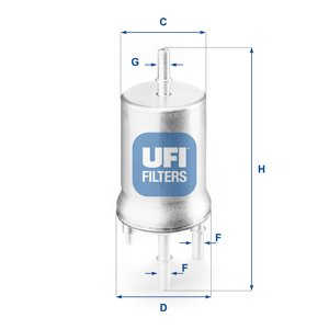 UFI Palivový filter 31.832.00-D