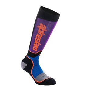 Ponožky MX PLUS, detské (čierna/oranžová/fialová/modrá/sivá)