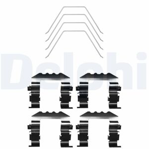 DELPHI Sada prísluženstva obloženia kotúčovej brzdy LX0670