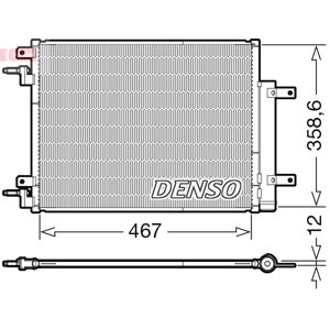 DENSO Kondenzátor klimatizácie DCN20046