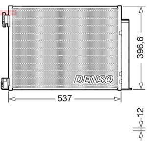 DENSO Kondenzátor klimatizácie DCN46032