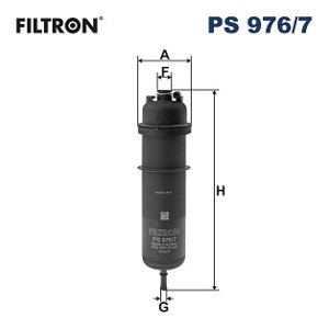 FILTRON Palivový filter PS 976/7