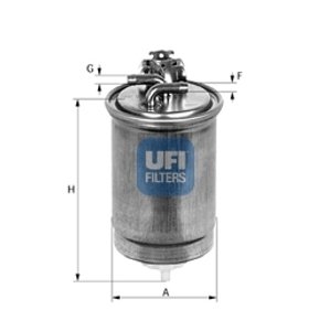 UFI Palivový filter 2442500