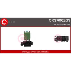 CASCO Odpor vnútorného ventilátora CRS70022GS