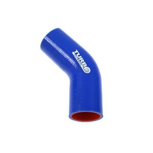Silikónová hadica - koleno 45° Pro Blue 114 mm