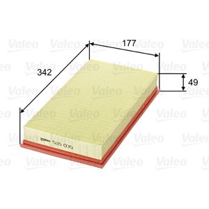 VALEO Vzduchový filter 585035-D