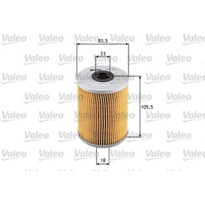 VALEO Olejový filter 586574