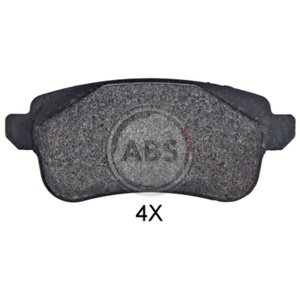 A.B.S. Sada brzdových platničiek kotúčovej brzdy 35118