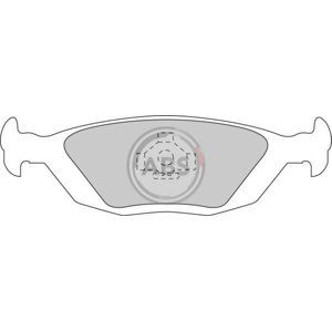 A.B.S. Sada brzdových platničiek kotúčovej brzdy 364891