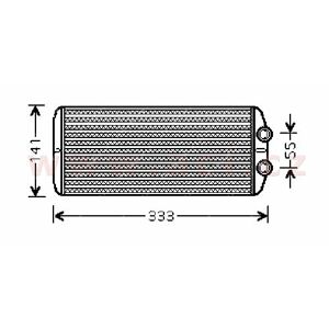 radiátor topení pro všechny pohonné jednotky (±AUT) [290*130*27]