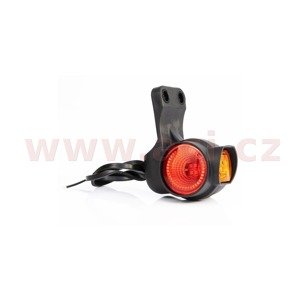 poziční světlo LED (113x86 mm) kombinace 3v1 s gumovým držákem, kabel 0,5 m, P