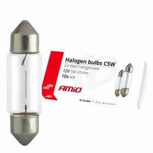 Halogénové žiarovky C5W Festoon 41mm 12V 10ks - 02554