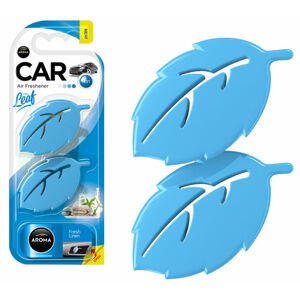 Osviežovač vzduchu AROMA CAR LEAF 3D MINI - FRESH LINEN Polymér - A83132