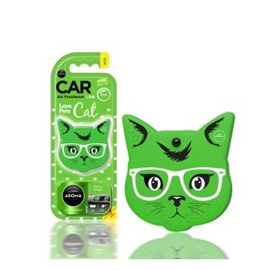 Osviežovač vzduchu AROMA CAR CAT Fancy Green - Polymér - A92570