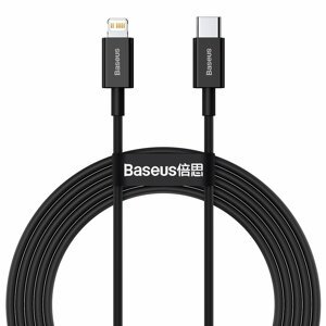 Baseus USB-C to Lightning cable Superior Series, 20W, PD, 2m black - BAS20535