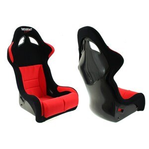 Športová sedačka Bimarco Futura Velvet Black/Red FIA