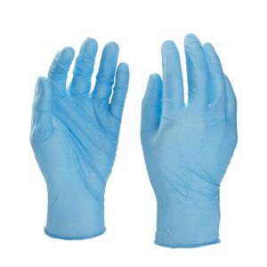 ESCAL nitrilové rukavice modré S 100ks