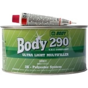 HB BODY 290 ultralight - odľahčený tmel šedý 1L