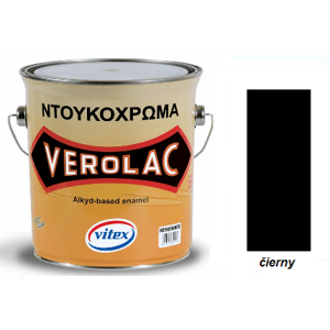 Vitex Verolac - alkydový lesklý email čierny 0,180L