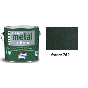 Vitex Heavy Metal Silicon Effect - štrukturálna kováčska farba 762 Forest 2,25L