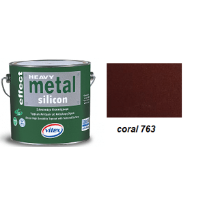 Vitex Heavy Metal Silicon Effect - štrukturálna kováčska farba 763 Coral 2,25L