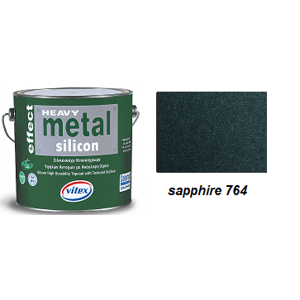 Vitex Heavy Metal Silicon Effect - štrukturálna kováčska farba 764 Saphire 2,25L