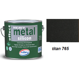 Vitex Heavy Metal Silicon Effect - štrukturálna kováčska farba 765 Titan 2,25L