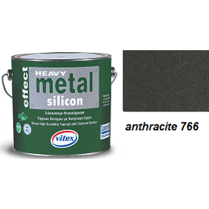 Vitex Heavy Metal Silicon Effect - štrukturálna kováčska farba 766 Anthracite 2,25L