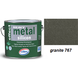 Vitex Heavy Metal Silicon Effect - štrukturálna kováčska farba 767 Granite 2,25L