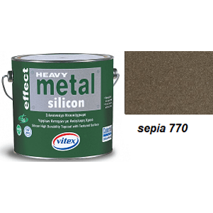 Vitex Heavy Metal Silicon Effect - štrukturálna kováčska farba 770 Sepia 2,25L