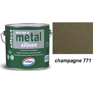 Vitex Heavy Metal Silicon Effect - štrukturálna kováčska farba 771 Champagne 2,25L
