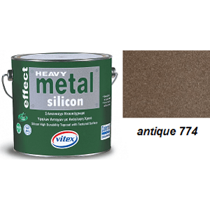 Vitex Heavy Metal Silicon Effect - štrukturálna kováčska farba 774 Antique 2,25L