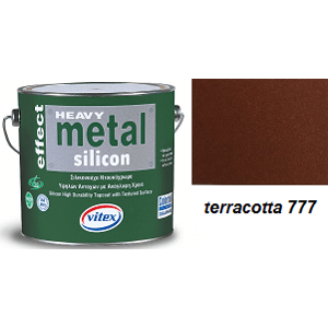 Vitex Heavy Metal Silicon Effect - štrukturálna kováčska farba 777 Terracotta 2,25L