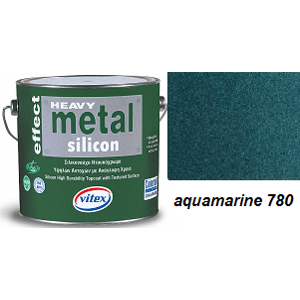 Vitex Heavy Metal Silicon Effect - štrukturálna kováčska farba 780 Aquamarine 2,25 L