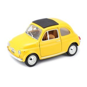 Bburago 1:24 Fiat 500L (1968) žlté