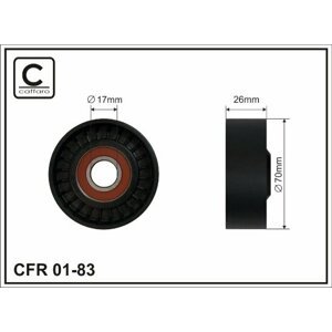 CAFFARO Napínacia kladka rebrovaného klinového remeňa 0183