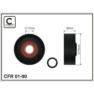 CAFFARO Napínacia kladka rebrovaného klinového remeňa 0190