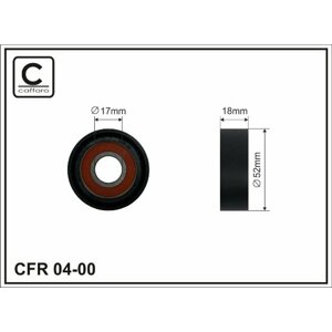 CAFFARO Napínacia kladka rebrovaného klinového remeňa 0400