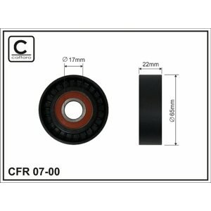 CAFFARO Vratná/vodiaca kladka rebrovaného klinového remeňa 0700
