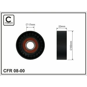 CAFFARO Vratná/vodiaca kladka rebrovaného klinového remeňa 0800