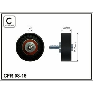 CAFFARO Vratná/vodiaca kladka rebrovaného klinového remeňa 0816