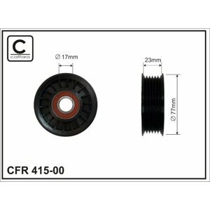 CAFFARO Napínacia kladka rebrovaného klinového remeňa 41500