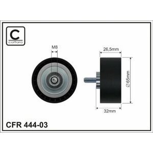 CAFFARO Vratná/vodiaca kladka rebrovaného klinového remeňa 44403